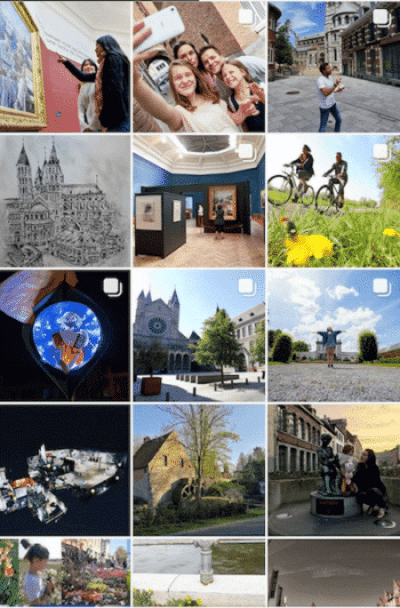 Capture d'écran de VisitTournai sur Instagram