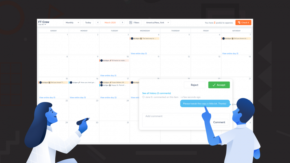 Feature image of Shared Calendar for Easy Content Approval Collaboration